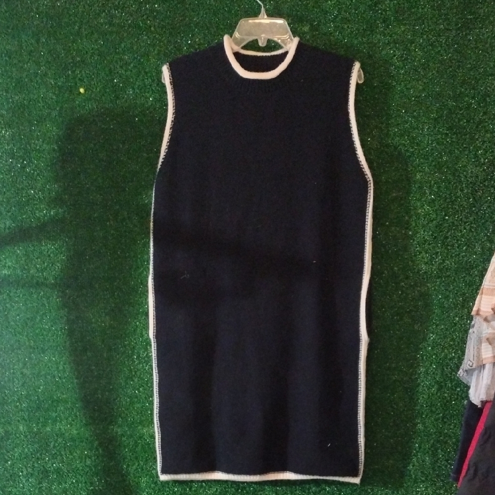 Gilli Black and Cream Mini Dress - Picture 4 of 6
